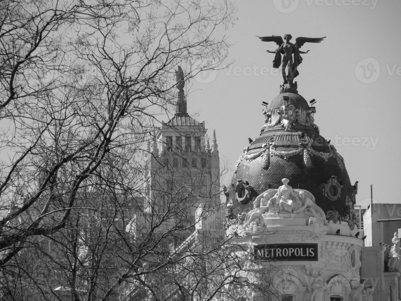 ciudad de madrid en españa foto