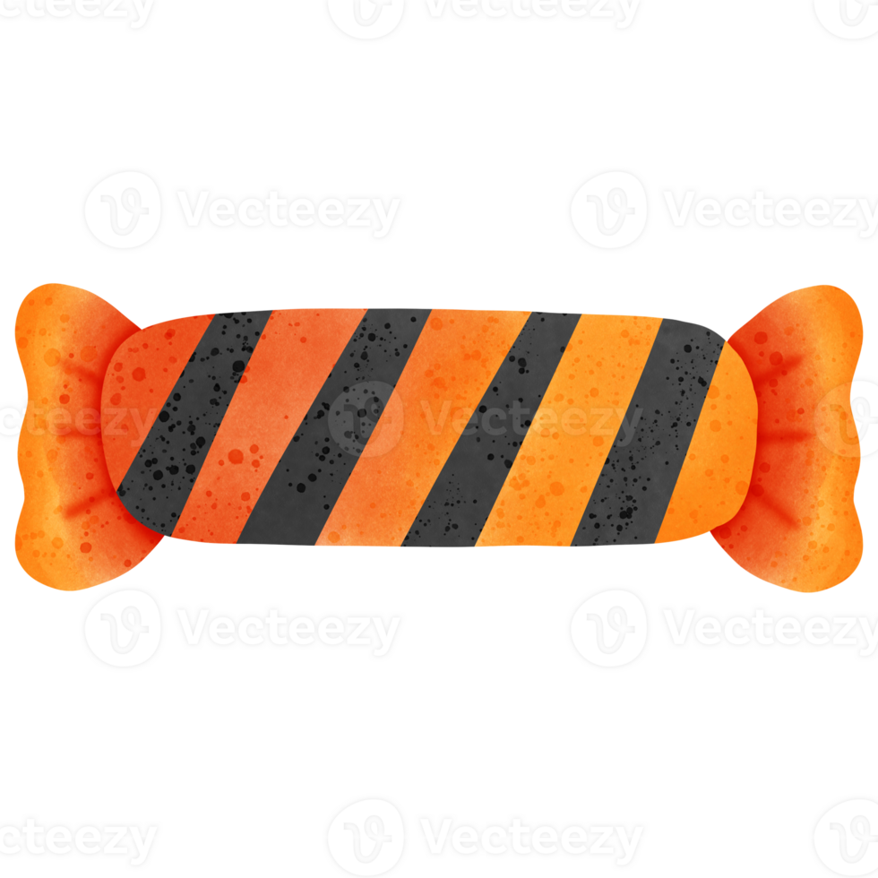 Halloween candy isolated on transparent background png