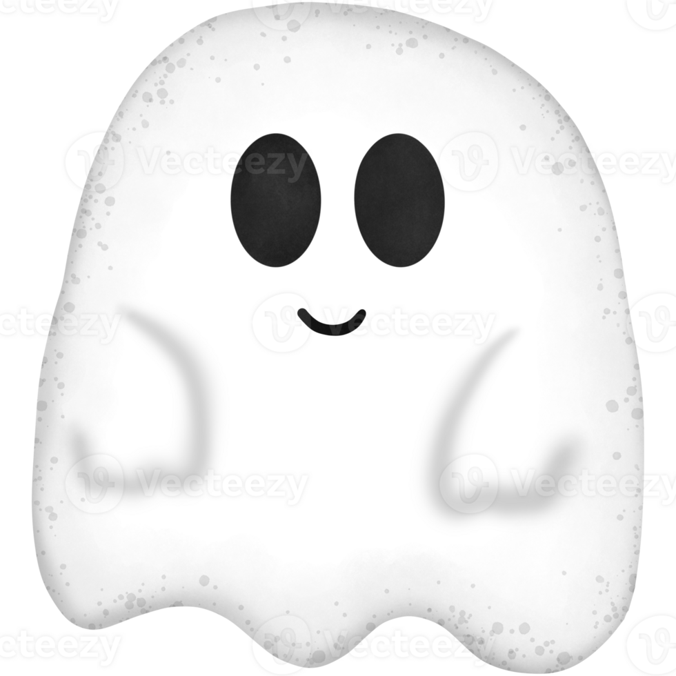 halloween spöke isolerat på transparent bakgrund png