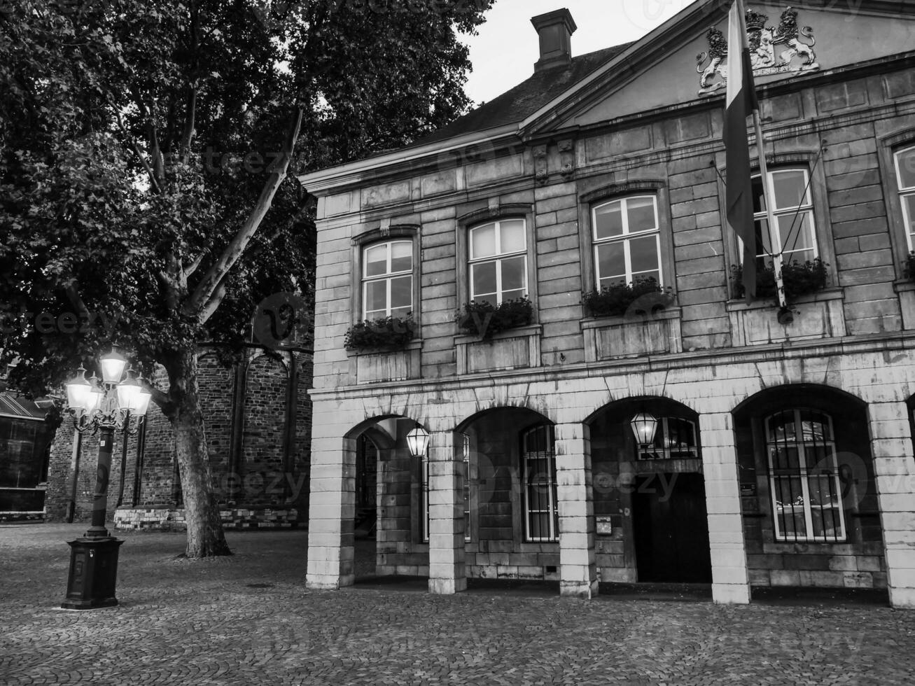 maastricht at the maas river in the netherlands photo