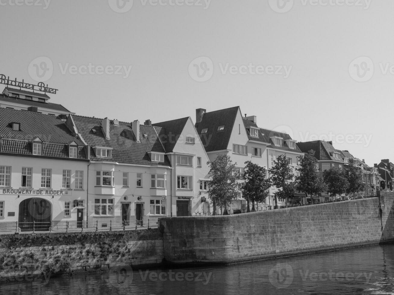 summer time at maastricht in the netherlands photo