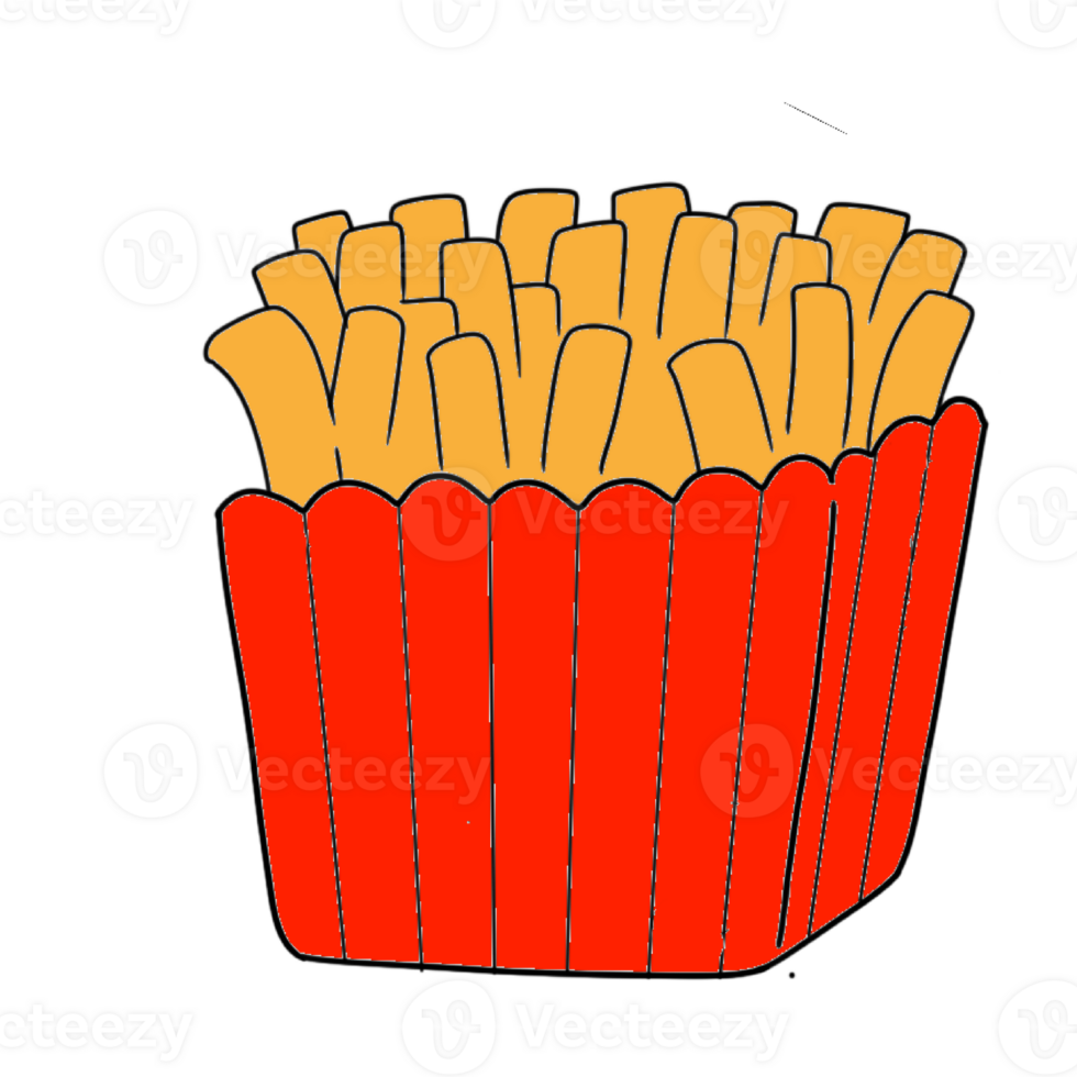 Illustration of a french fries 27783095 PNG