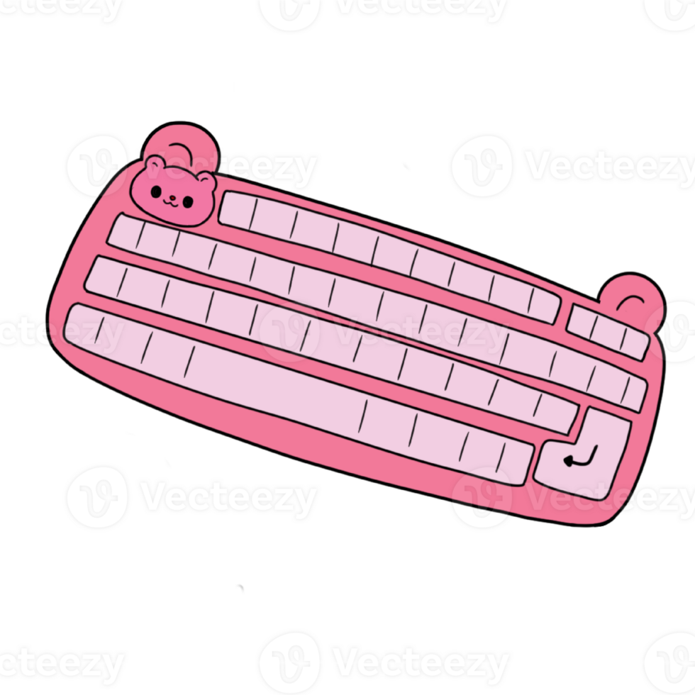Illustration of a keyboard png