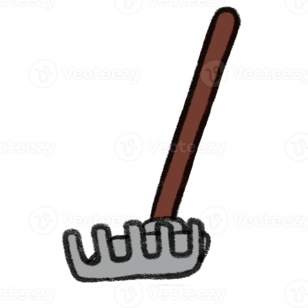 illustration of a rake png