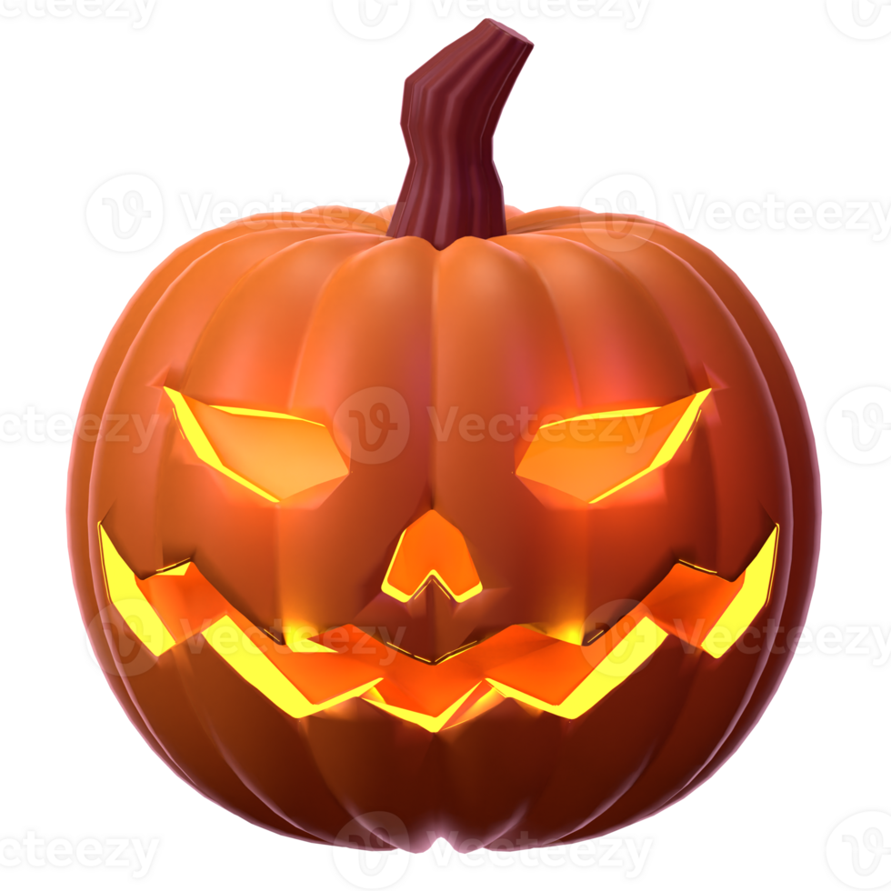 3D Isolated Cute Halloween Illustration png