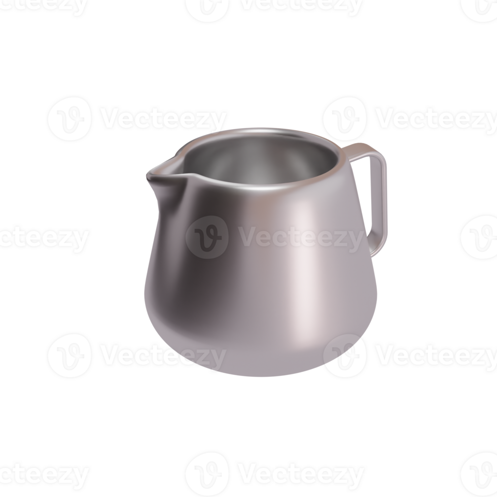 Espresso shaper kettle icon 3D png