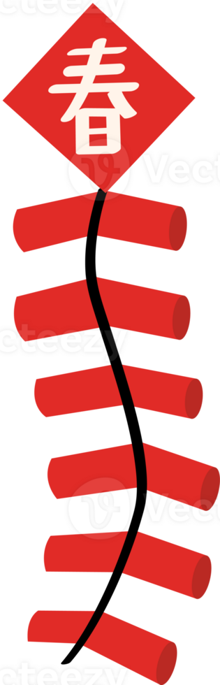 spring of Chinese firecracker png