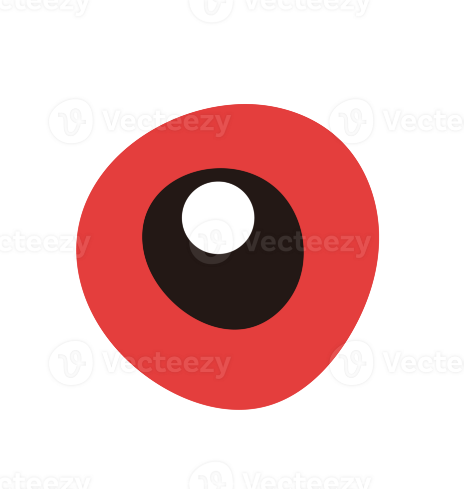 a red eyeball png