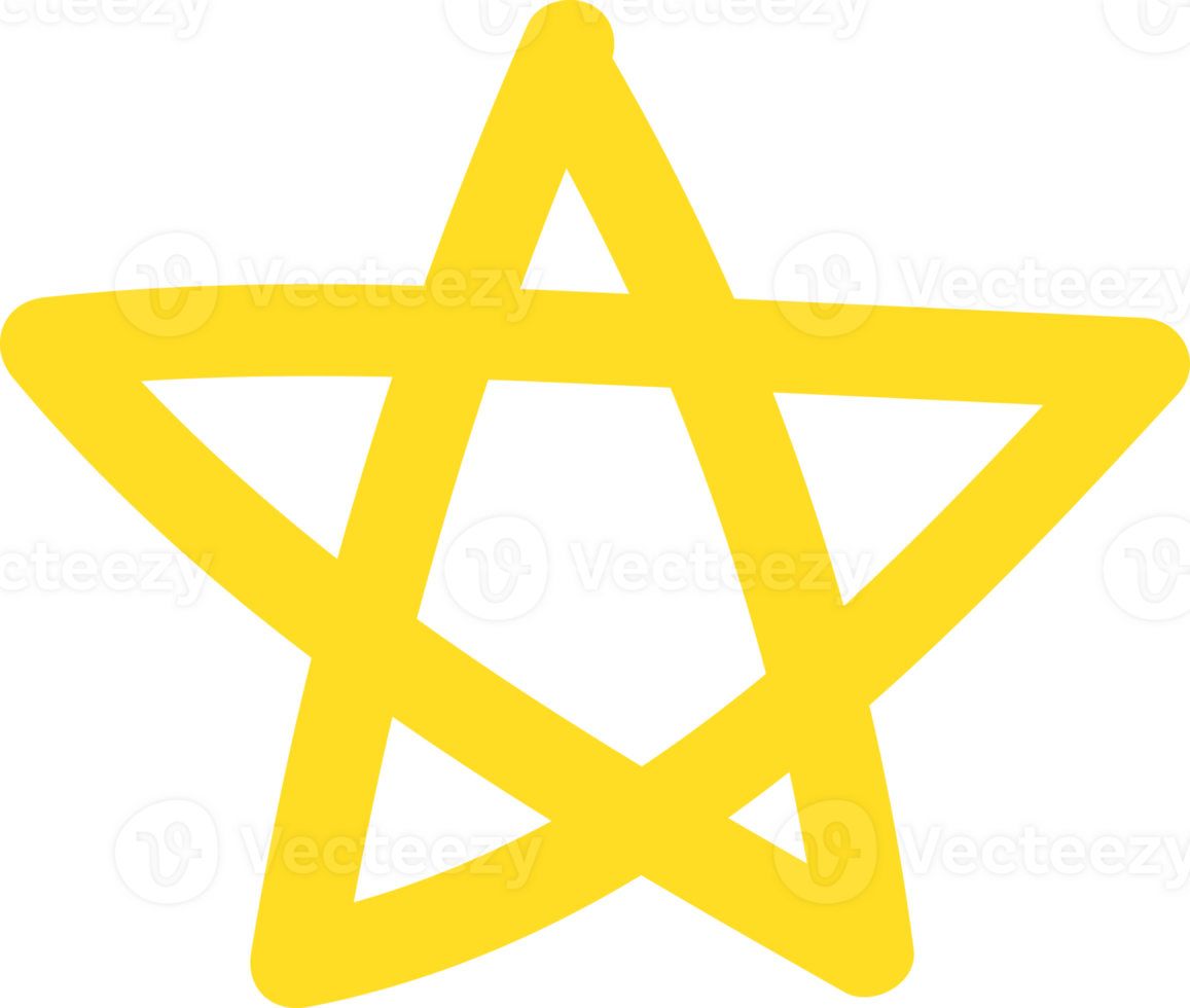 a yellow star png