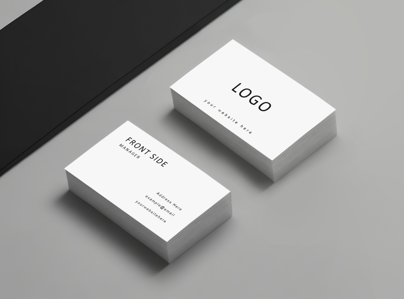 premium business card mockup free psd