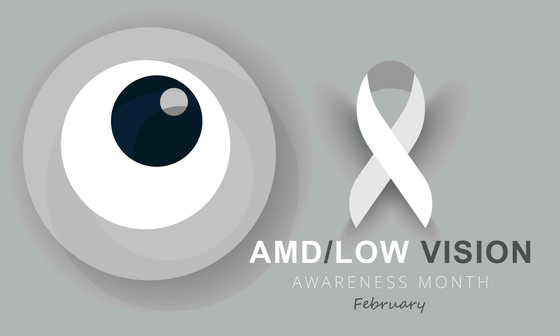 Amd Low vision awareness month. background, banner, card, poster