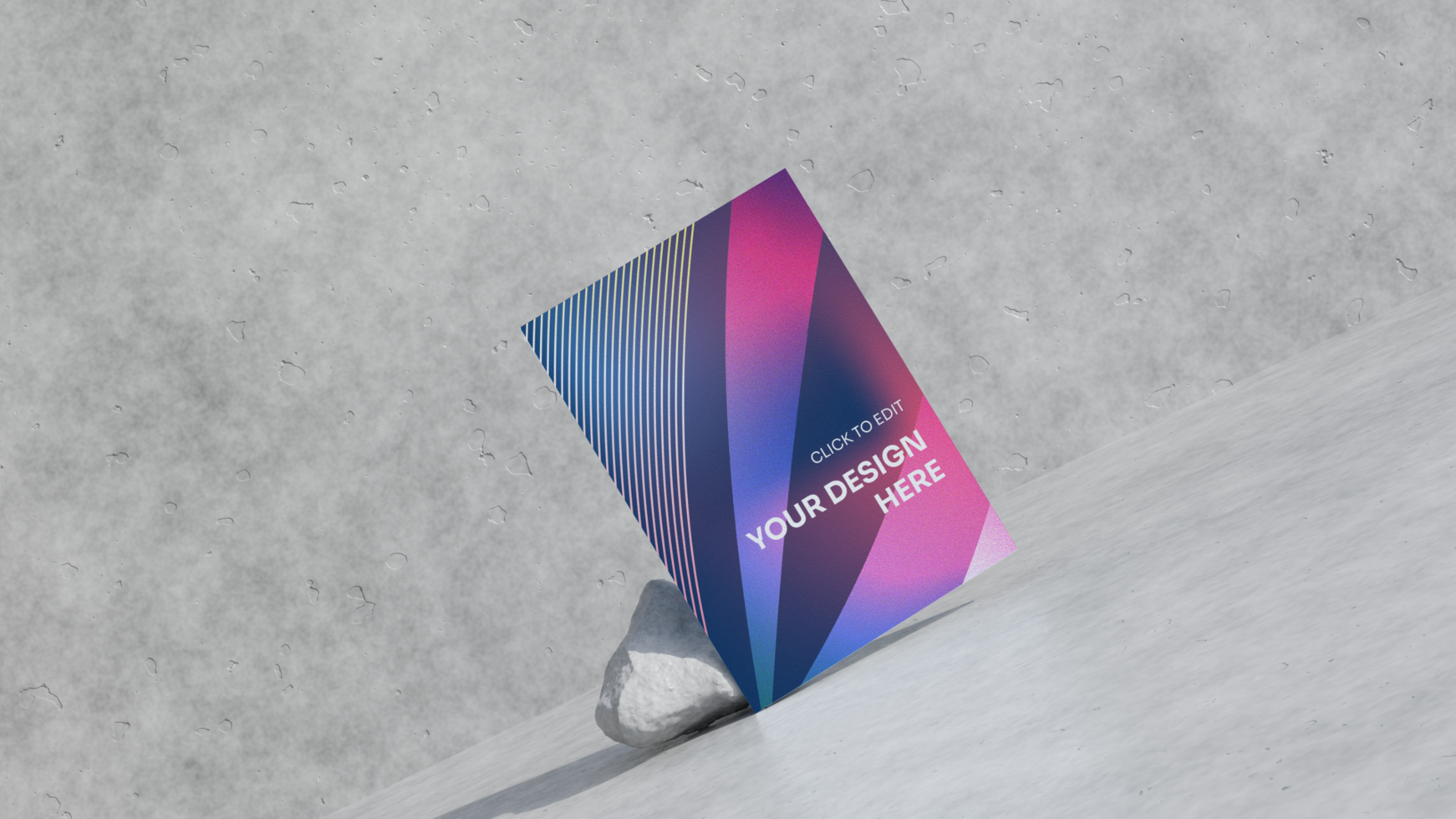 Brochure poster mockup for marketing and promotion things with contemporary modern style psd