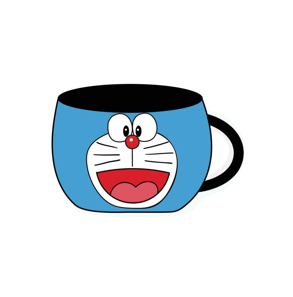 Doraemon Mug Vector