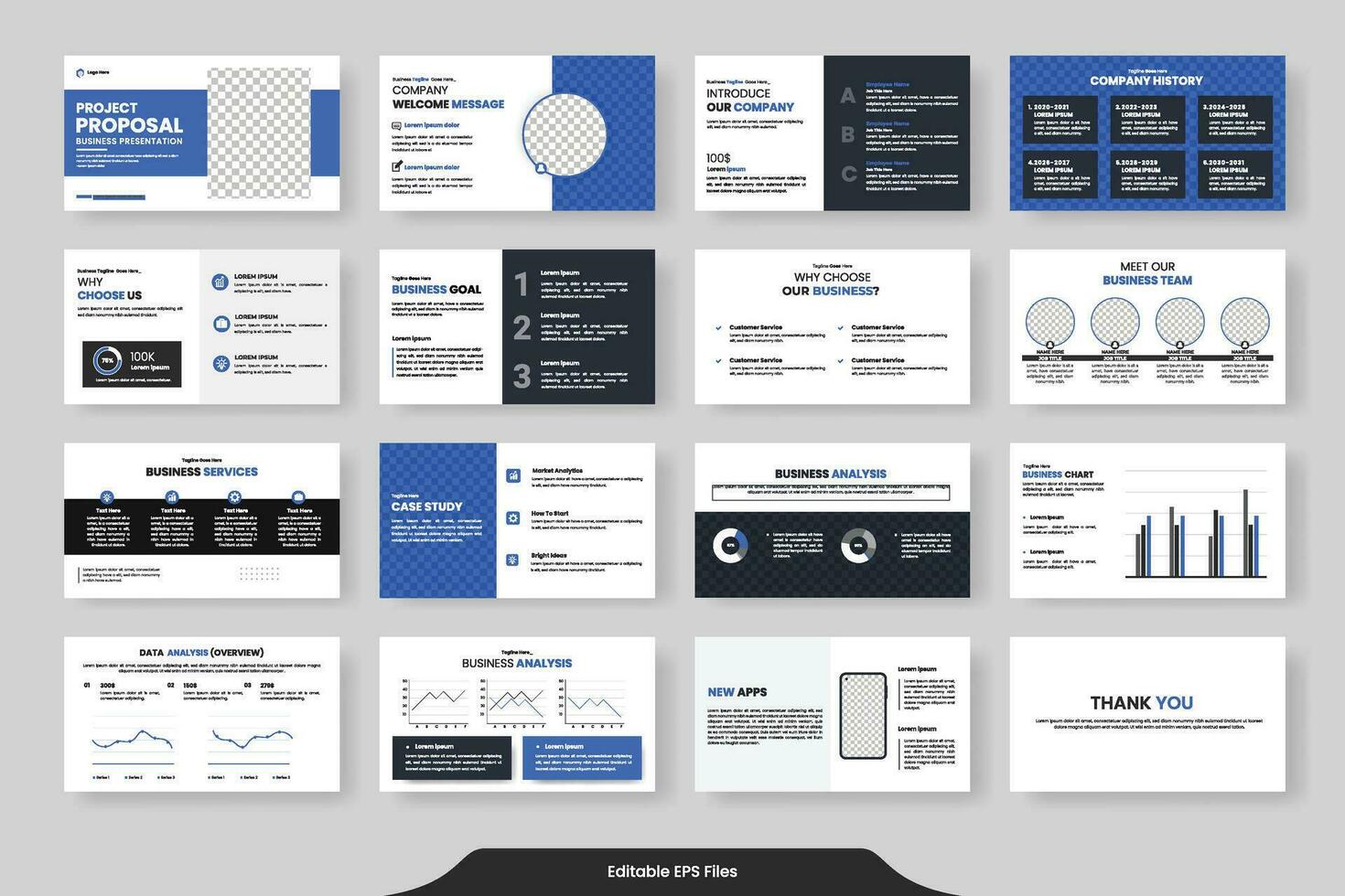 presentation templates and Business Proposal for slide infographics elements background, Use for presentation background, brochure design, website slider, landing page, annual report vector