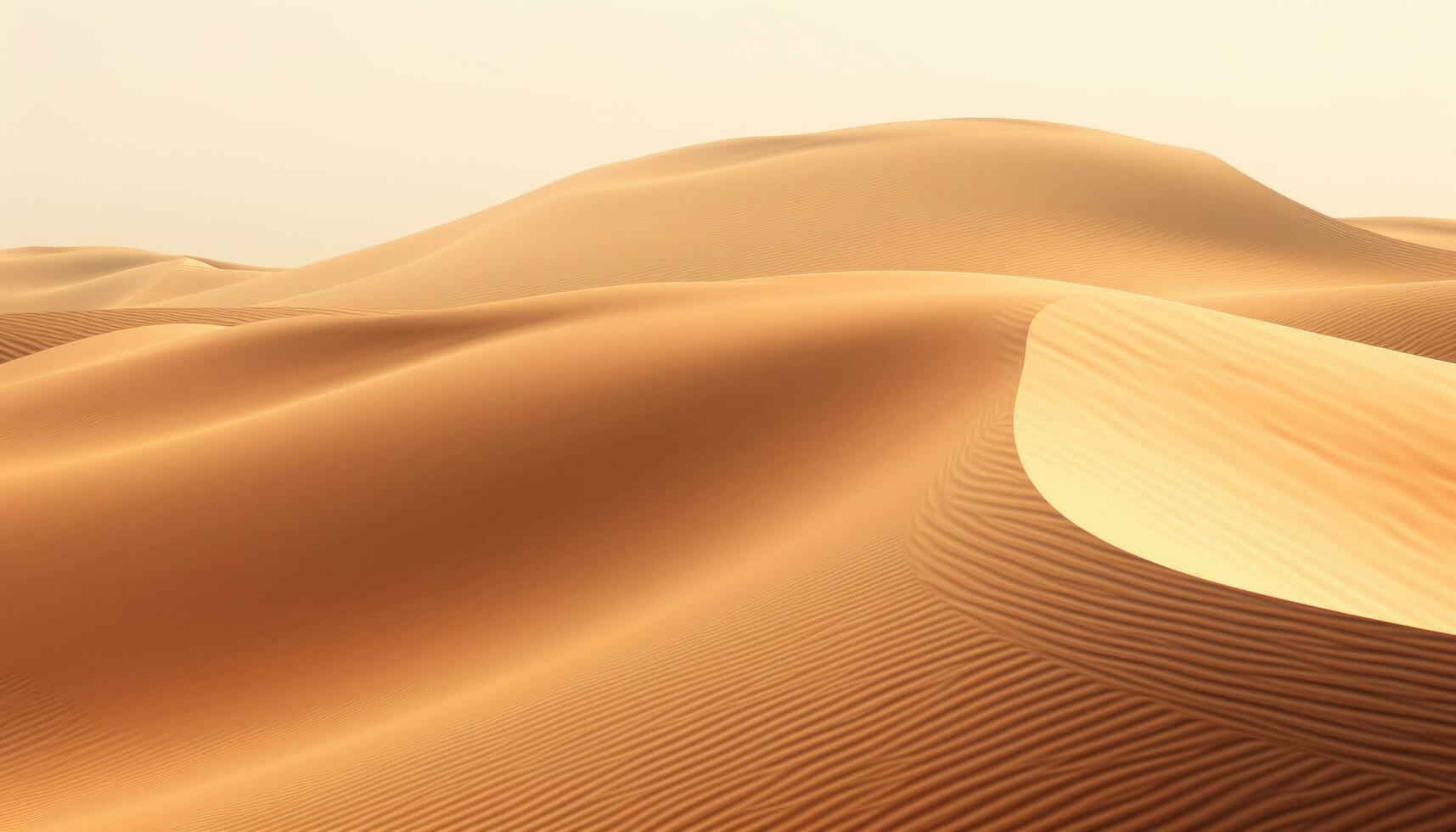 A desert dune with a ridge photo