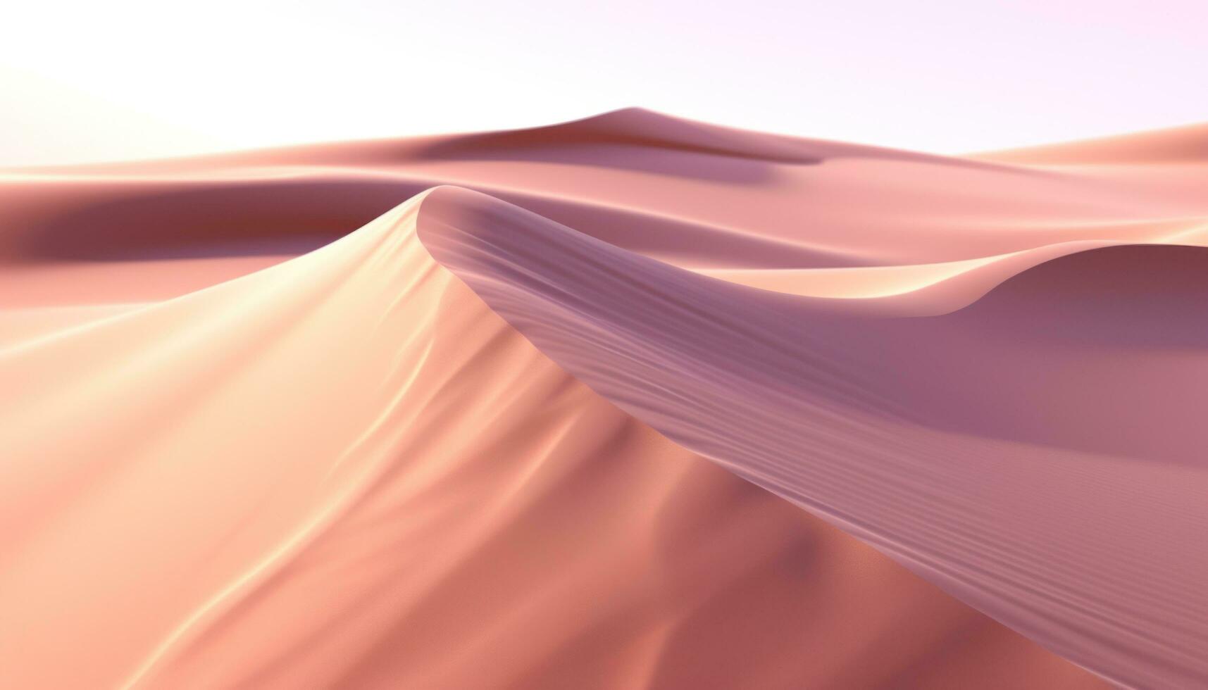 A desert dune with a ridge photo