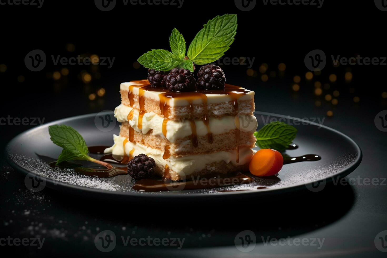 tiramissu italian dessert.ai generative photo