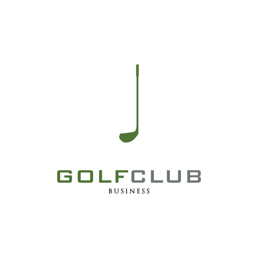 golf club icono logo diseño modelo vector