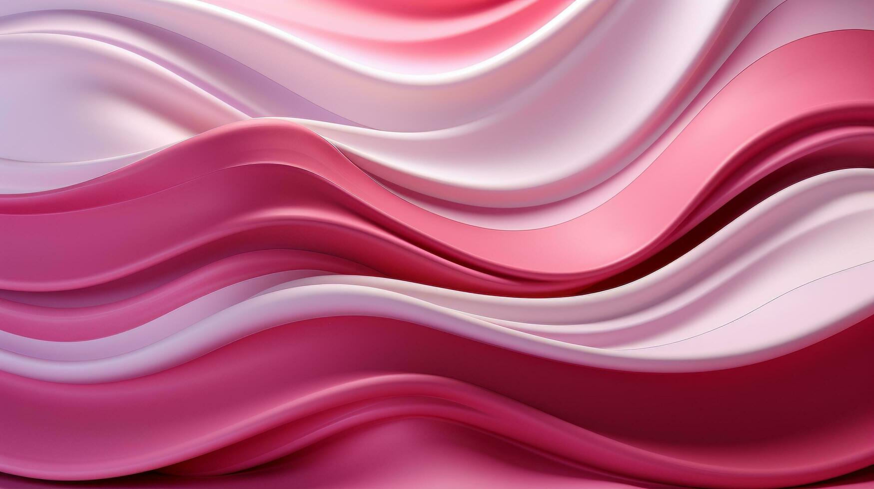 Abstract pink background with waves photo