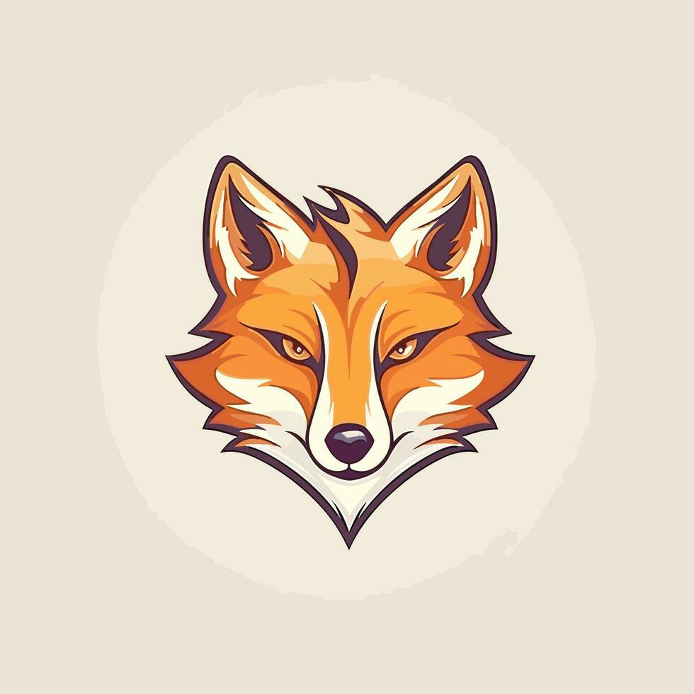 Fox Vector Cute Fox Cartoon Symbol