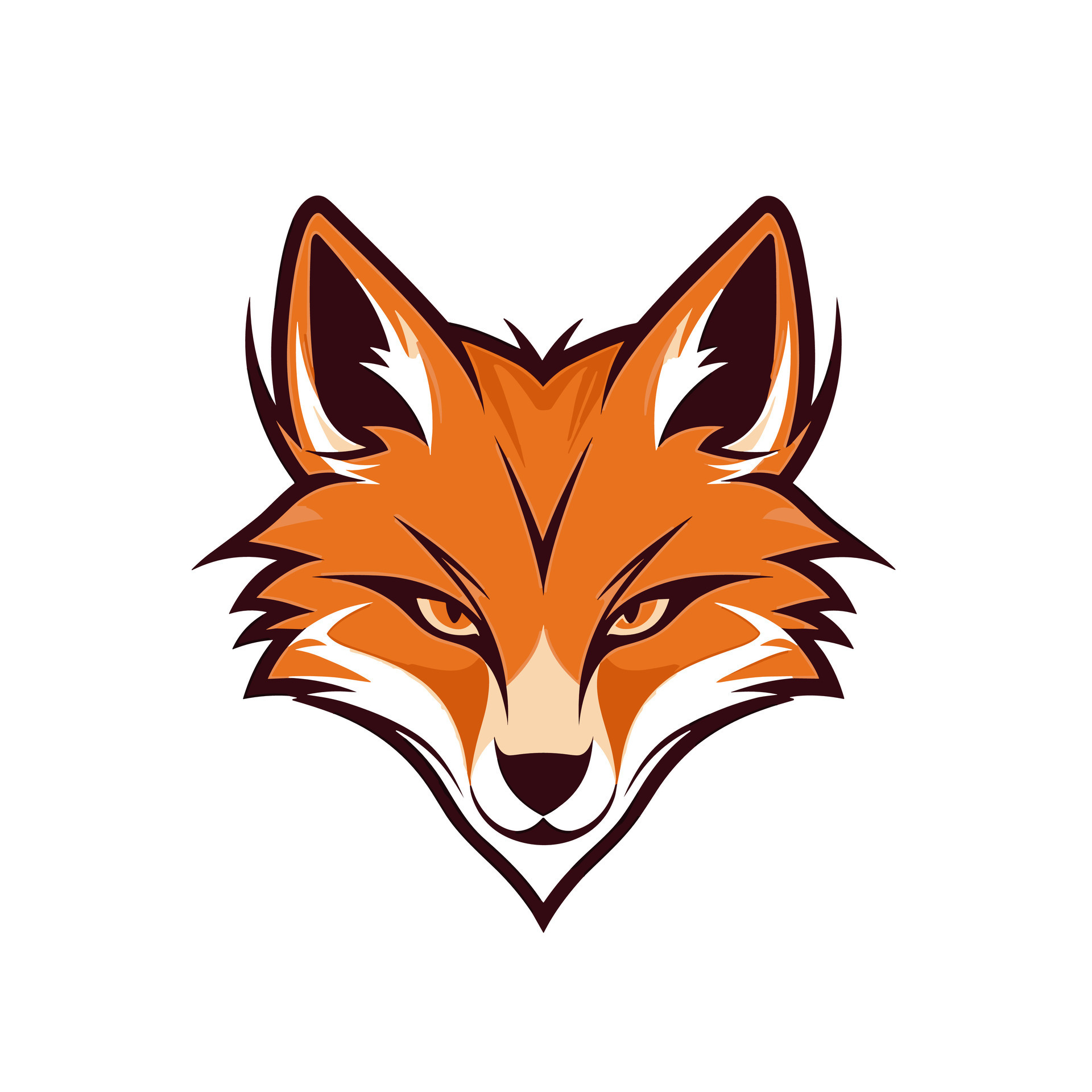 Fox Vector Cute Fox Cartoon Symbol 27790441 Vector Art at Vecteezy