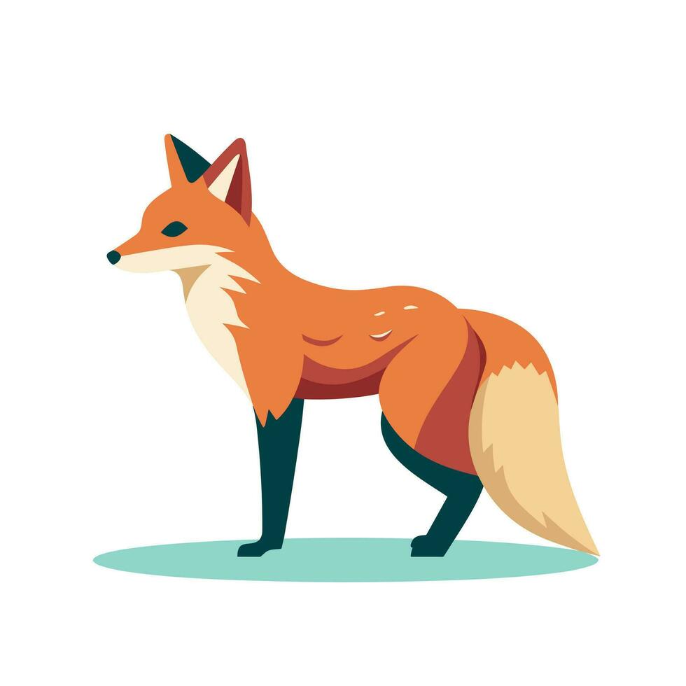 Fox Vector Cute Fox Cartoon Symbol