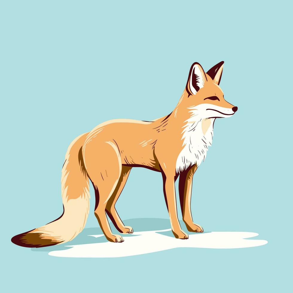 Fox Vector Cute Fox Cartoon Symbol