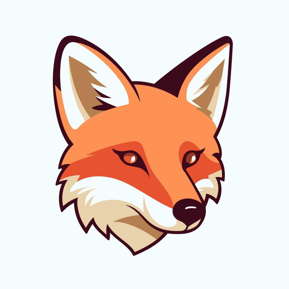 Fox Vector Cute Fox Cartoon Symbol