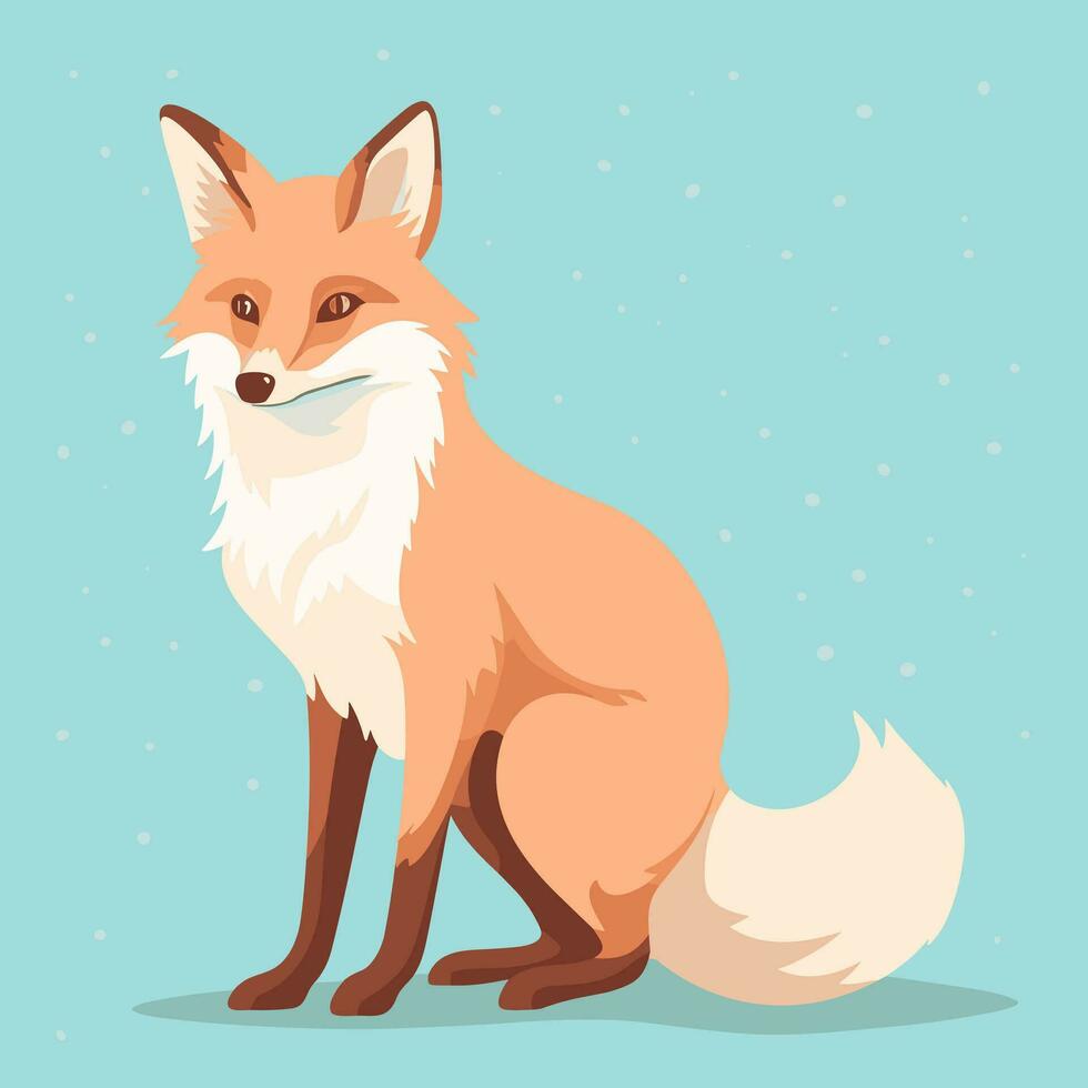 Fox Vector Cute Fox Cartoon Symbol