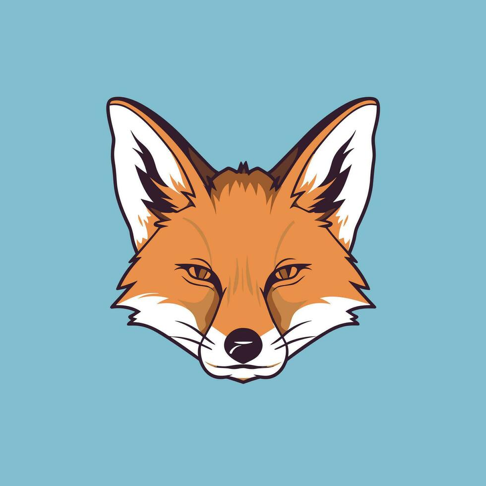 Fox Vector Cute Fox Cartoon Symbol