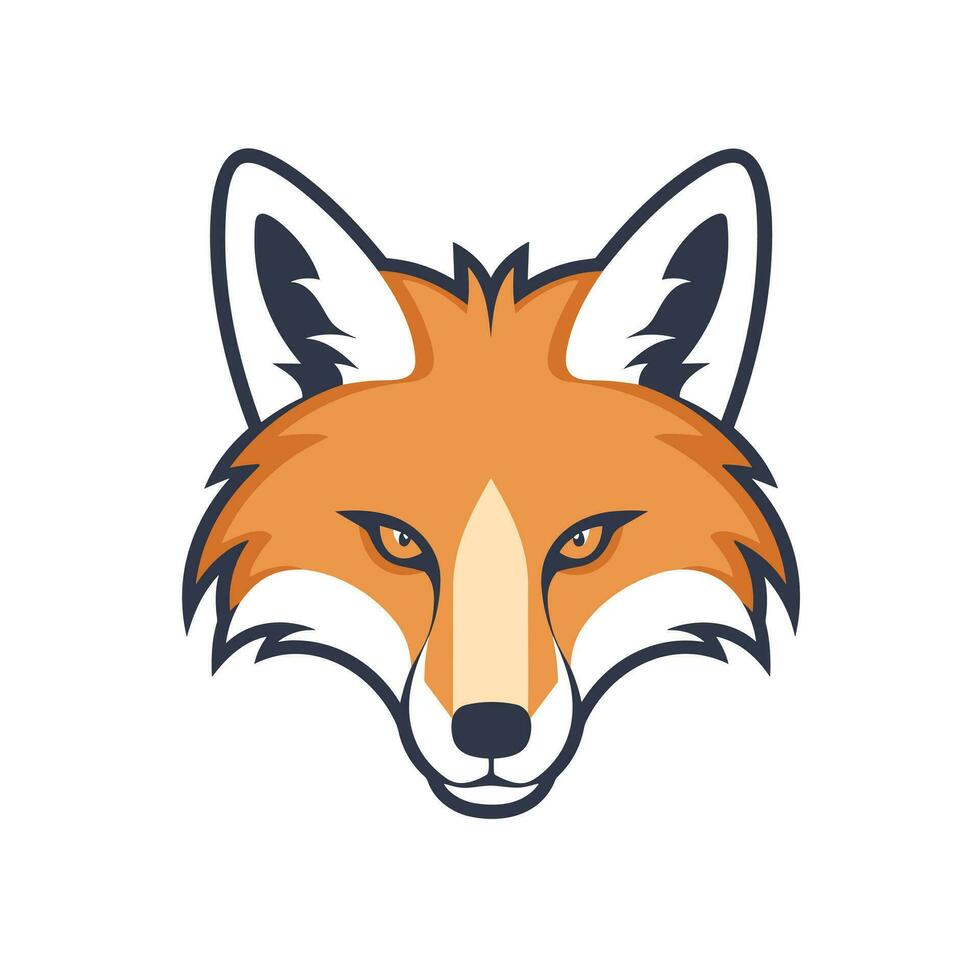 Fox Vector Cute Fox Cartoon Symbol