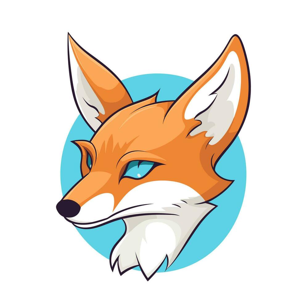 Fox Vector Cute Fox Cartoon Symbol