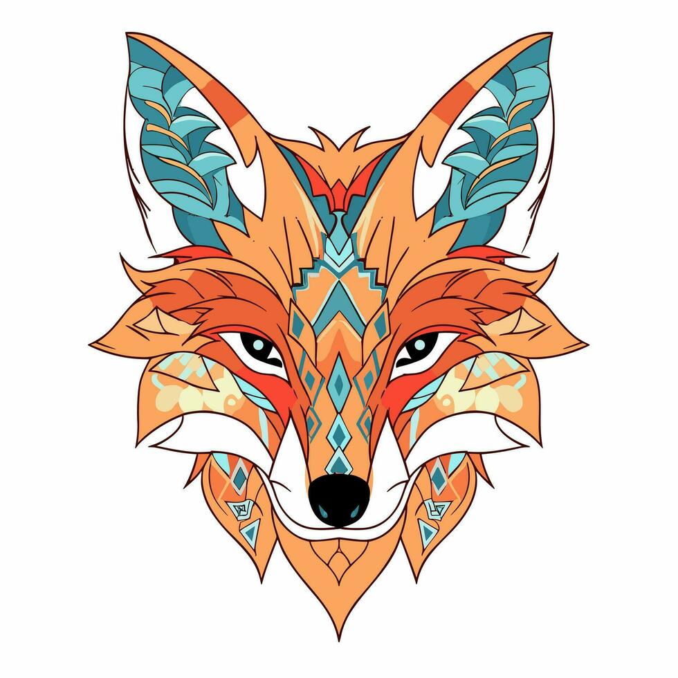 Fox Vector Cute Fox Cartoon Symbol