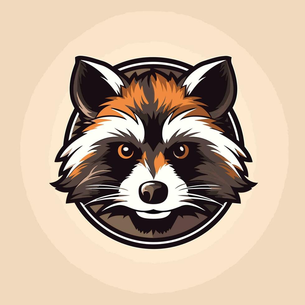 Raccoon Vector Cute Raccoon Cartoon Symbol