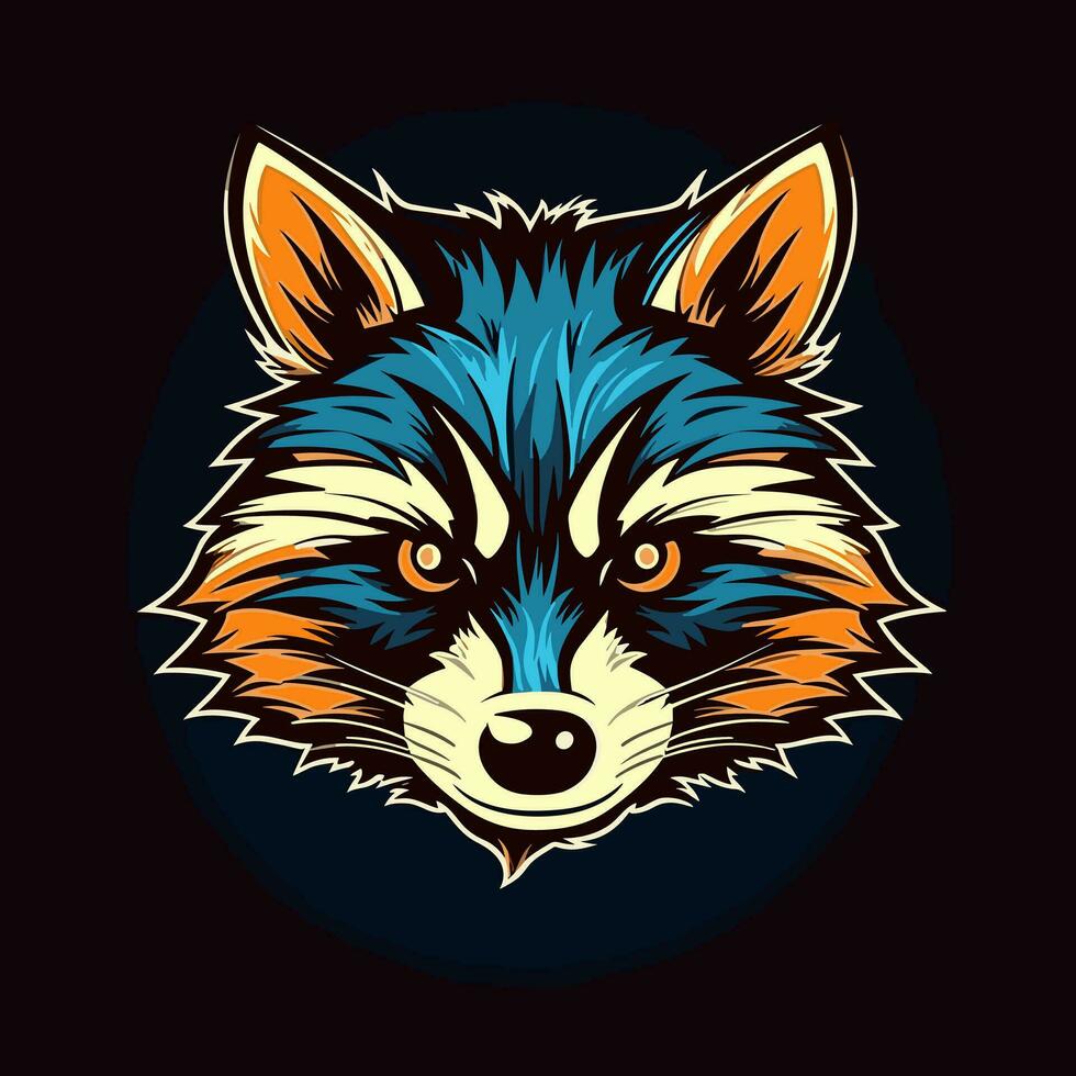 Raccoon Vector Cute Raccoon Cartoon Symbol