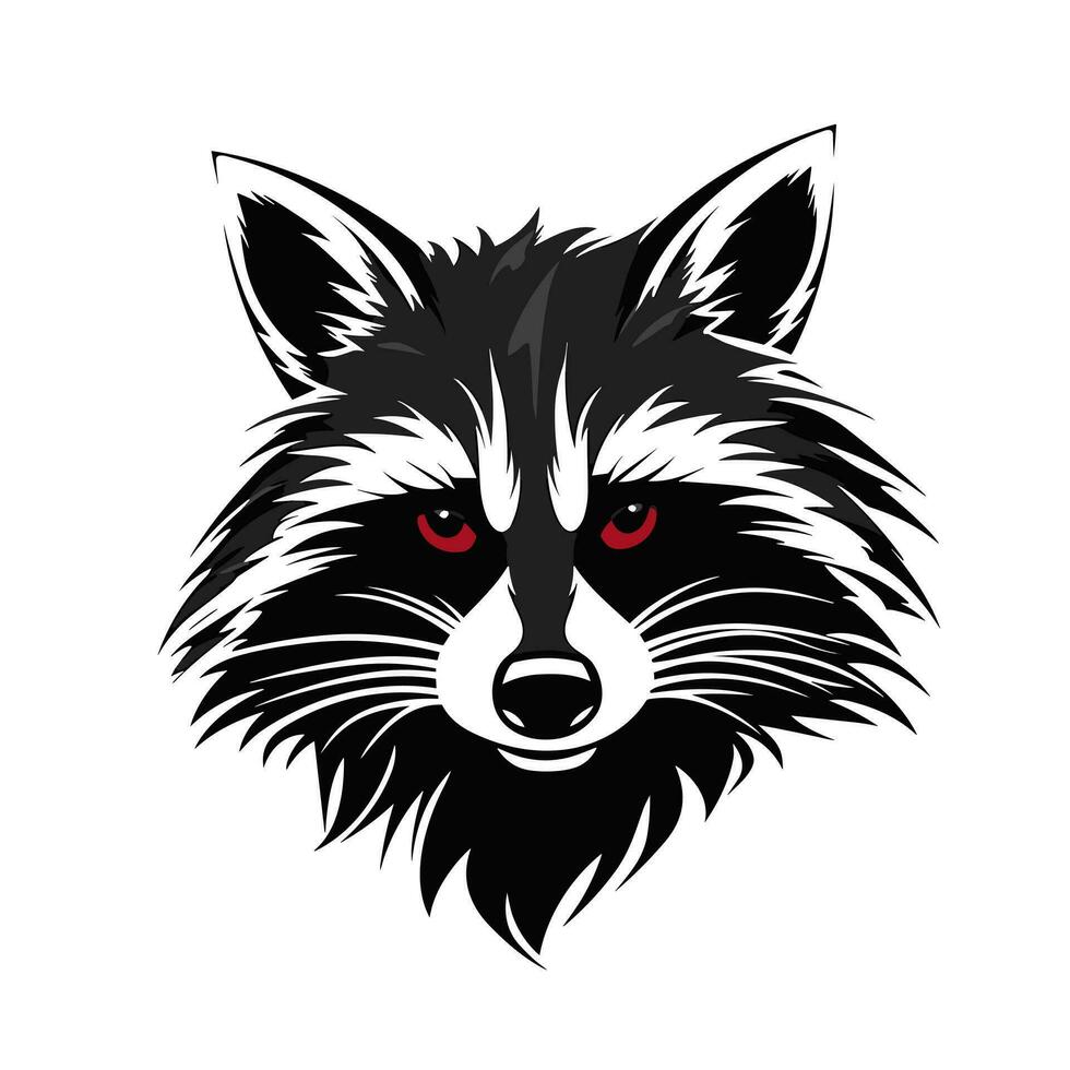 Raccoon Vector Cute Raccoon Cartoon Symbol