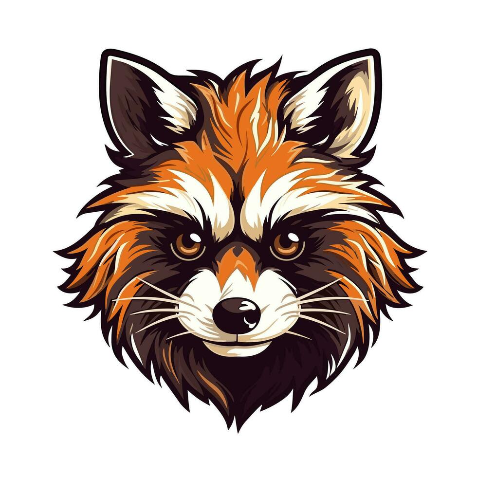 Raccoon Vector Cute Raccoon Cartoon Symbol