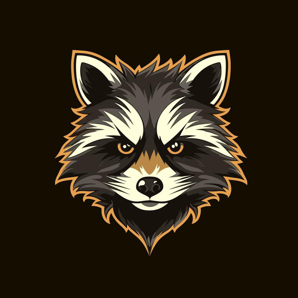 Raccoon Vector Cute Raccoon Cartoon Symbol