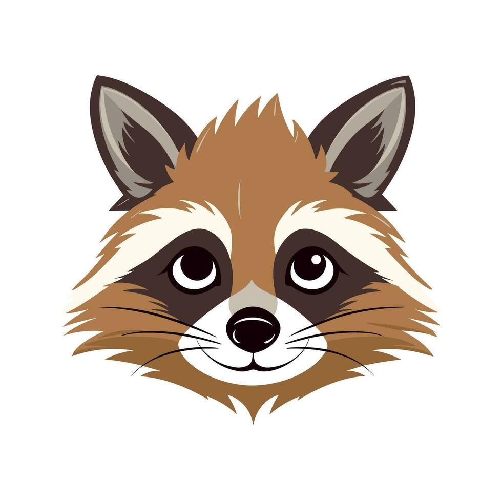 Raccoon Vector Cute Raccoon Cartoon Symbol