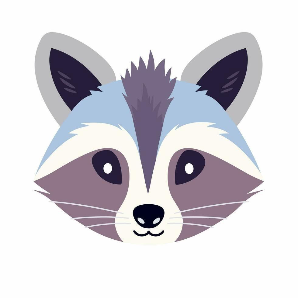 Raccoon Vector Cute Raccoon Cartoon Symbol