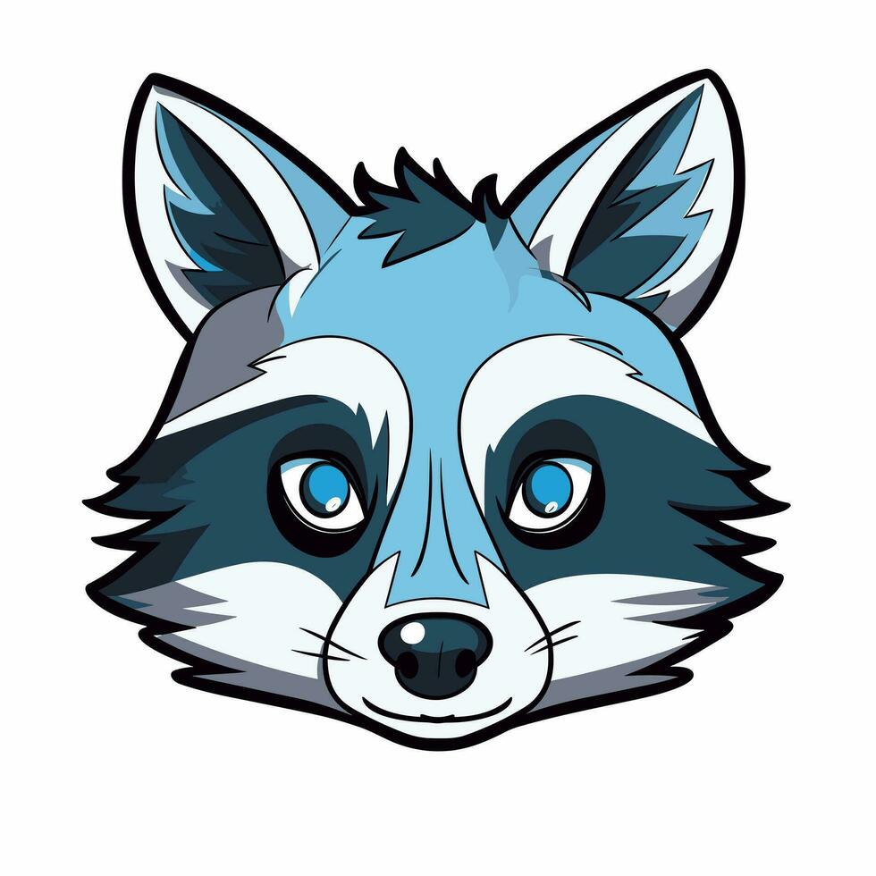 Raccoon Vector Cute Raccoon Cartoon Symbol