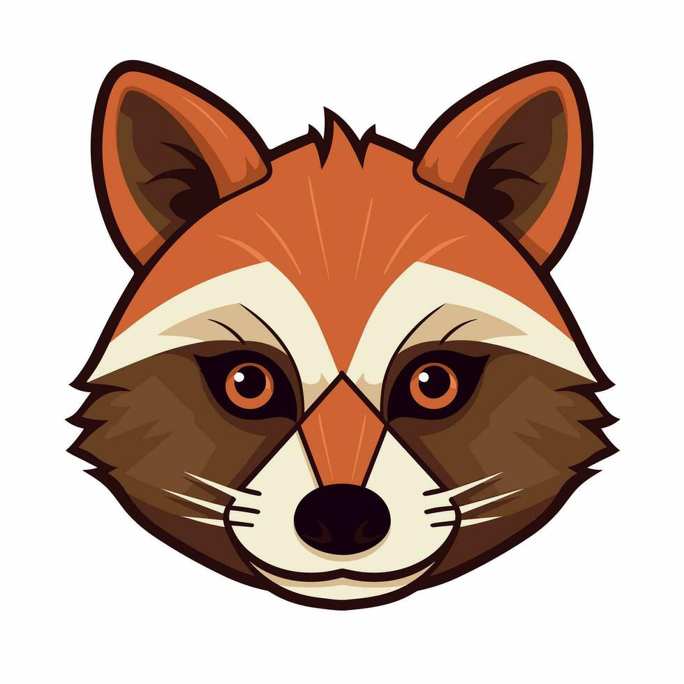 Raccoon Vector Cute Raccoon Cartoon Symbol