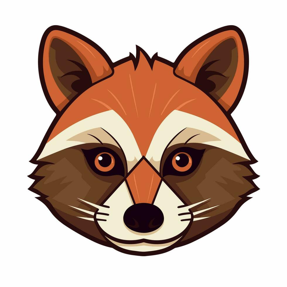 Raccoon Vector Cute Raccoon Cartoon Symbol