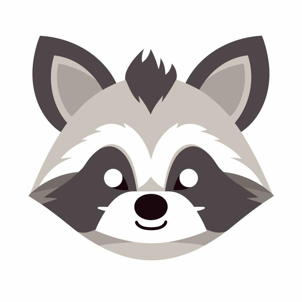 Raccoon Vector Cute Raccoon Cartoon Symbol