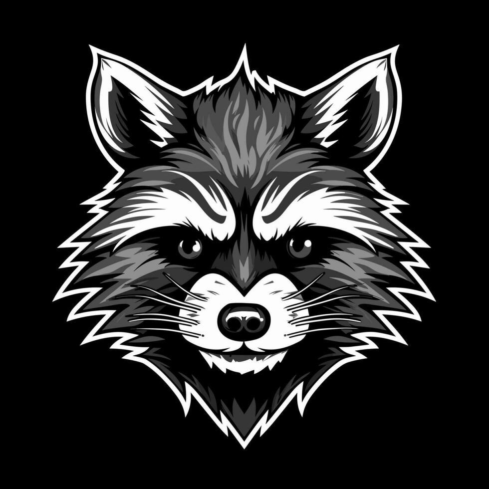 Raccoon Vector Cute Raccoon Cartoon Symbol