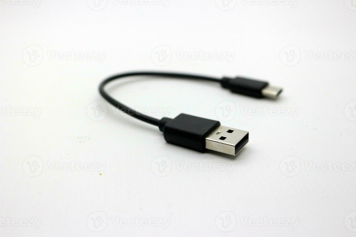 Black Type C Data Cable 27791422 Stock Photo At Vecteezy