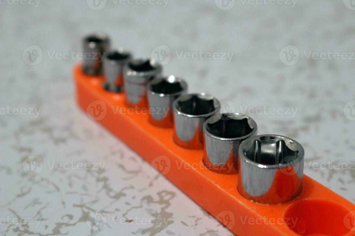 close up of torx socket set photo