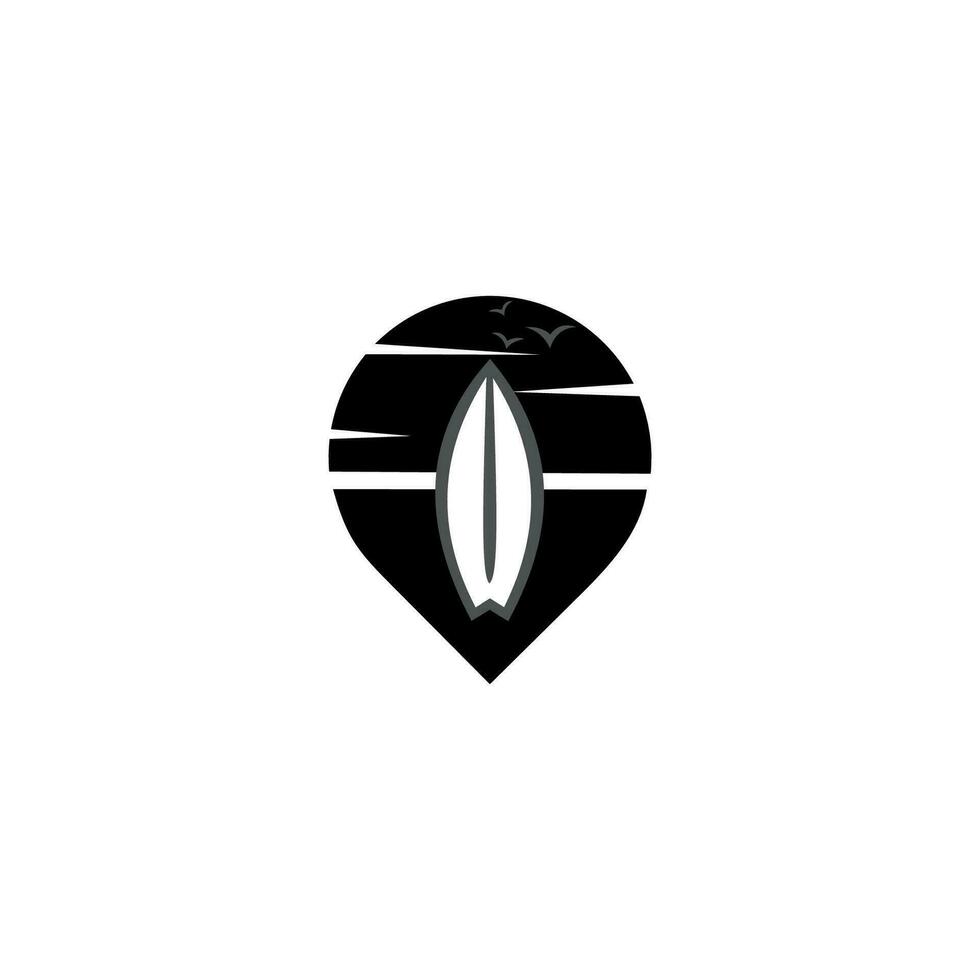 surf logo y emblemas para navegar club o tienda logo diseño. aislado en blanco antecedentes vector