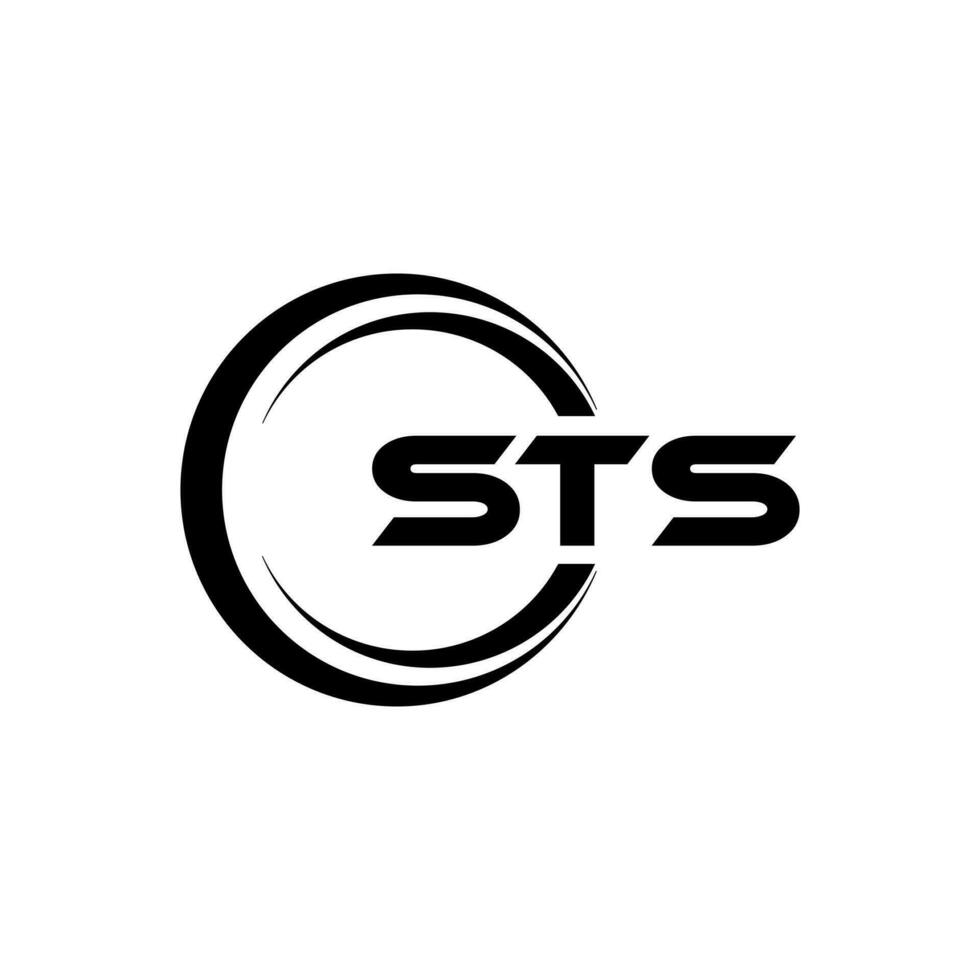 STS Logo Design, Inspiration for a Unique Identity. Modern Elegance and Creative Design. Watermark Your Success with the Striking this Logo. vector