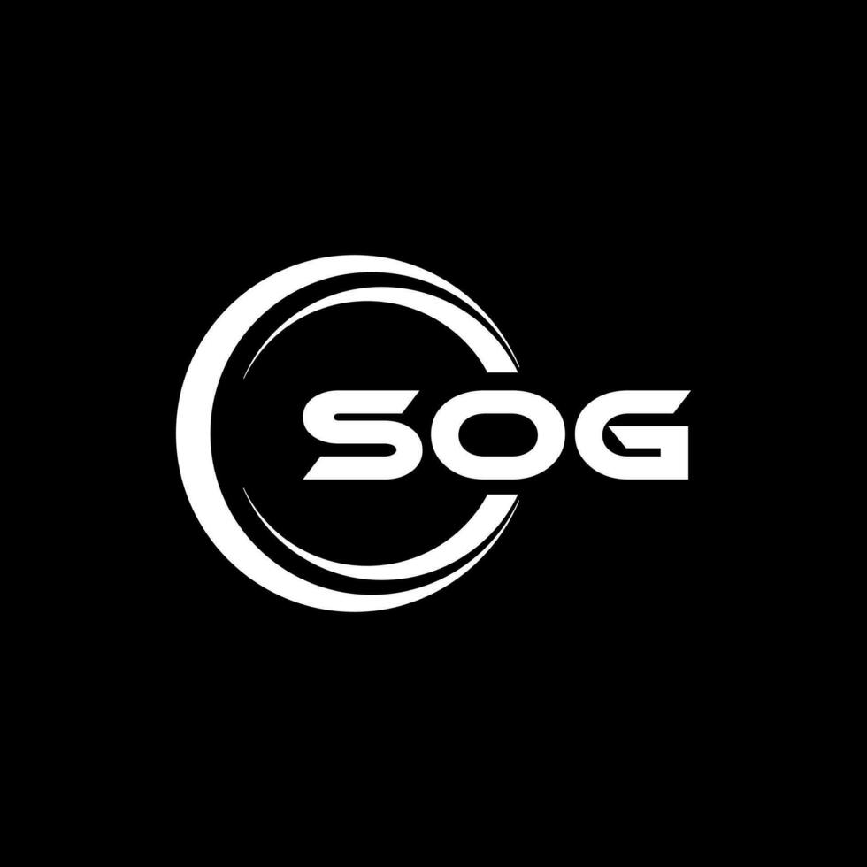 SOG Logo Design, Inspiration for a Unique Identity. Modern Elegance and Creative Design. Watermark Your Success with the Striking this Logo. vector